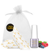 Aceite especial para cutículas y uñas con aroma Berry Temptation y caramelos de leche, en una bolsita decorativa de 5 ml