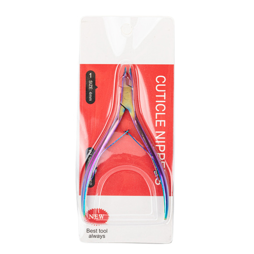 Rainbow Cuticle Nippers, 4 mm