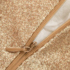 Bracciolo con cuscino per manicure dorato glitterato