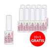 10+1 безкоштовно Гібридний лак LED/UV Gel Polish Whites W1 Snow White AlleLac без HEMA/Di-HEMA 6 г