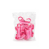 10+1 Free: AlleLac Small Manicure and Dust Brush, Pink, 10-Pack