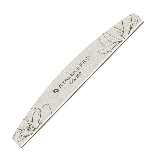 Lime minérale pour ongles, forme bateau et demi-lune, grain 150/180, Staleks Pro Expert 40