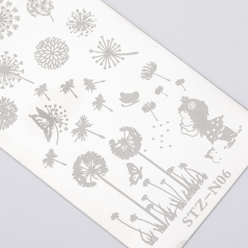 Plate for stamps with Wonderland patterns STZ-N06