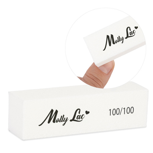 Bloczek blok polerski MollyLac 100/100 Premium biały 1 szt