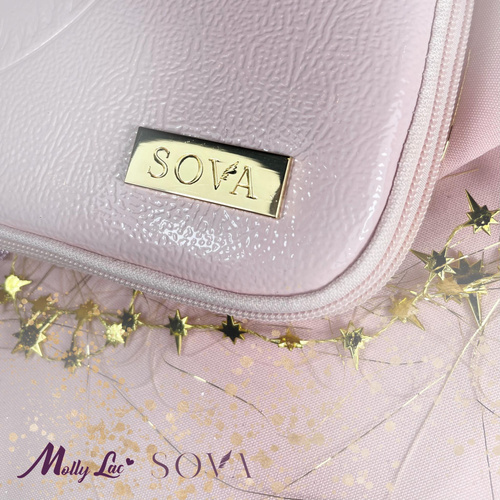 Pinseletui „Sova“ von Aleksandra Sowa-Falarz, rosa