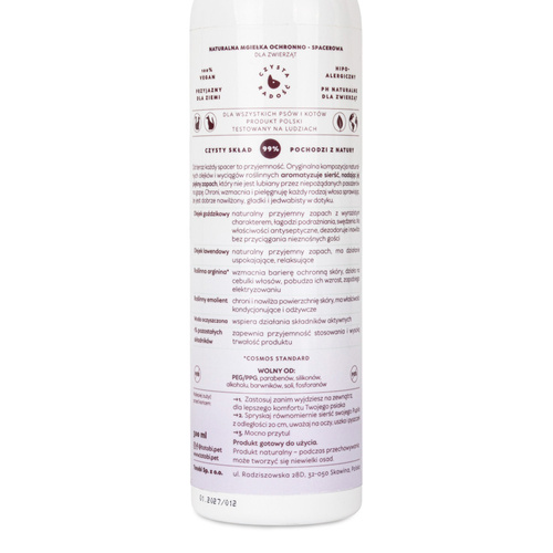 Mgiełka ochronno- spacerowa dla psa i kota Totobi 300 ml