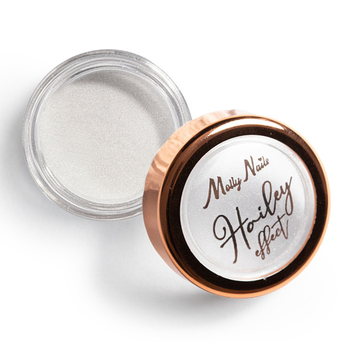 Poudre pour ongles « Hailey effect » de Molly Nails avec une marionnette, 1 g