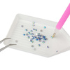 Set per decorazioni con strass: applicatore, cera, vassoio e pinzette