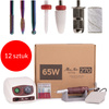 12-teiliges Set: Maniküre- und Pediküre-Fräse 65 W Molly Nails, weiß, Strong 270, 35.000 U/min