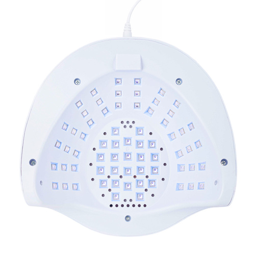 Lampada UV/LED per unghie AlleLac da 288 W per smalti ibridi, gel e gel acrilici, bianca, modello BQ-L9, cavo lungo 3 m