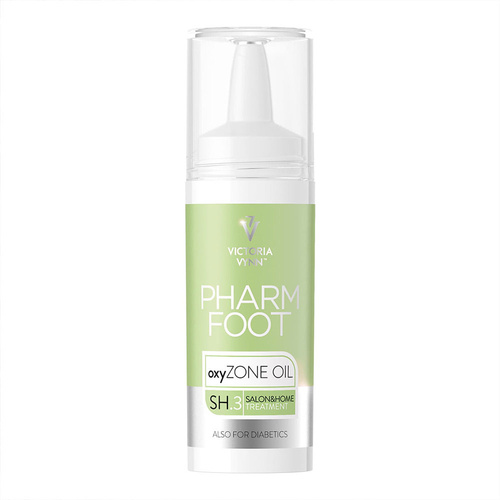 Aceite concentrado regenerador y calmante con un 75 % de aceite de oliva prensado en frío y sangre de dragón Victoria Vynn Pharm Foot oxyZONE OIL 15 ml