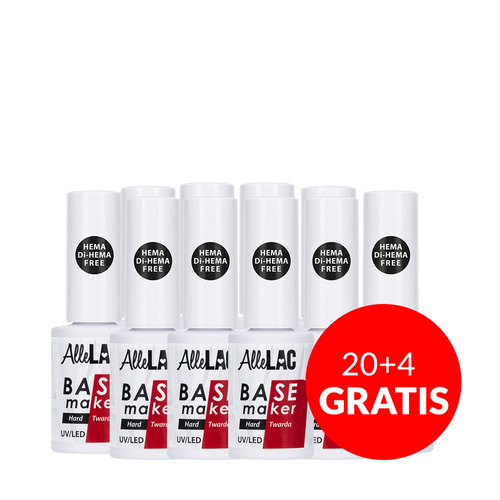 20+4gratis Base Maker AlleLac baza twarda HEMA/Di-HEMA Free 5g