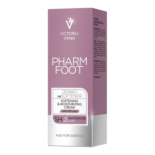 Зм'якшувальний та зволожувальний крем з 10% сечовиною Victoria Vynn Pharm Foot DERMO reSOFTENER 75 мл