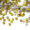 Glas-Strasssteine für Nägel SS3 Citrine, ca. 50 Stück