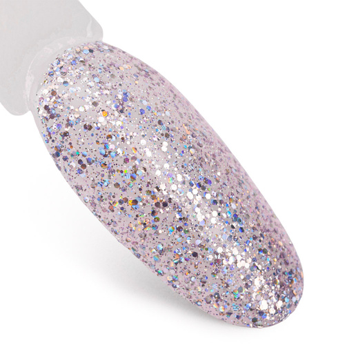 Гібридний лак з блискітками MollyLac Born To Glow Scandalous 10 г № 570