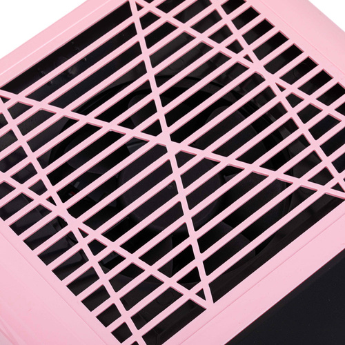 20 unidades. Filtro de polvo de 80 W tipo casete AlleLac, con 1 ventilador, color rosa, 858-8