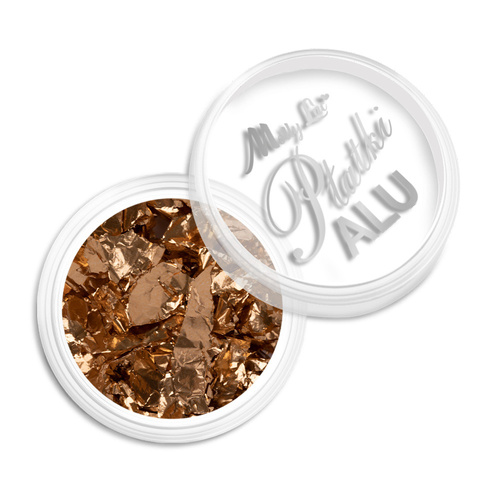 MollyLac Metallic-Nagelstaub – Edle Gold-Aluflocken, 0,2 g, Nr. 3