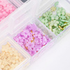 Schatulle mit Acrylblumen-Dekorationen von Molly Nails, Farbmix Nr. 1, ca. 300 Stück