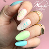 5+1gratis Lakier hybrydowy MollyLac Fancy Fashion Mint Coctail 10g Nr 337