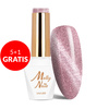 5+1 gratis Magnet-Hybridlack Cat Eye Womanity Lipstick Molly Nails HEMA/Di-HEMA-frei 8 g Nr. 441