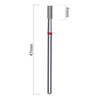 Frez diamentowy walec czerwony Staleks Expert 2,5/6mm