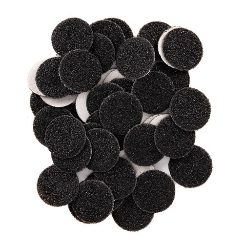 Schleifaufsätze, austauschbare Scheiben, Körnung 80, für PodoDisk, Größe S, 15 mm, 50 Stück