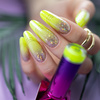 5+1gratis Lakier hybrydowy brokatowy MollyLac Born To Glow Bond Girl 10 g Nr 578