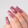 5 + 1 gratis. Esmalte híbrido Molly Nails Cat Eye Womanity Kissing, 8 g, n.º 440