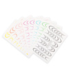 Autocollants aquarellés pour ongles / French / Ombré / Ligne de sourire française – lot de 8 couleurs STZ48-STZ55