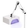 Lampa do paznokci UV/LED 36W Molly Nails do lakierów hybrydowych żeli i akrylożeli bezprzewodowa biała V10BAT