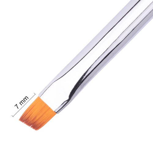 Pennellino obliquo per gel e decorazioni One Stroke Pro Rainbow MollyLac n. 6
