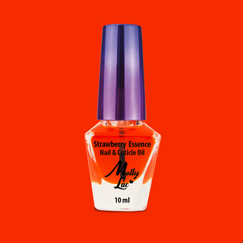 Aceite para cutículas y uñas Strawberry Essence MollyLac 10 ml