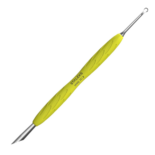 Cuña para manicura Gummy con mango de silicona Staleks Uniq 11 TIPO 2: cuña oblicua y anillo