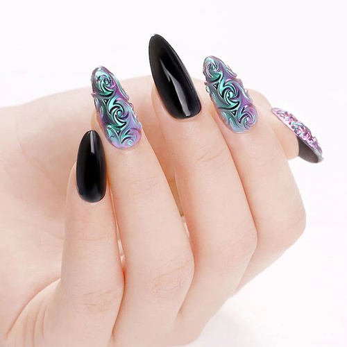 Moules en silicone pour décorations sous gel en poudre (modèle 1)