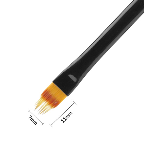 Staleks PRO Expert 07 11mm Ombre Brush, Black
