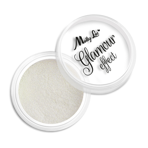 Polvere per unghie MollyLac Glamour Effect Gold 1 g n. 2