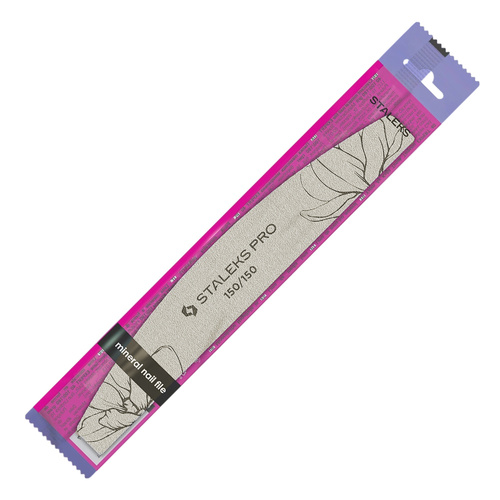 Lima minerale per unghie a forma di barchetta e mezzaluna 180/240 Staleks Pro Expert 40