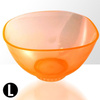 Silikon-Algenbecher orange Größe L