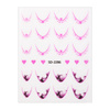 5D Self-Adhesive Nail Stickers / French / French Smile Line, 20 pieces, light pink, SD-2286