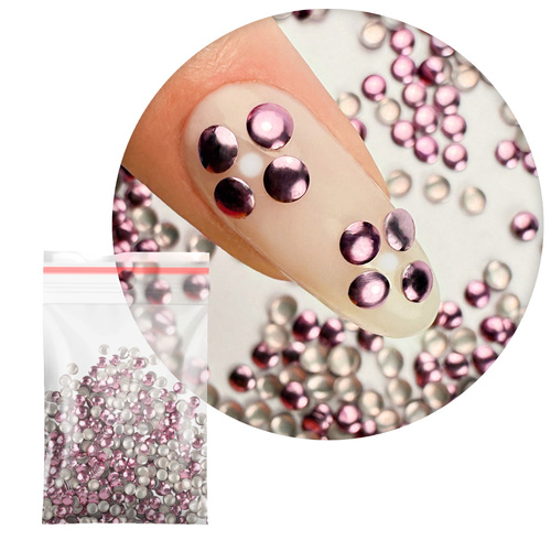 ShinePins : clous lisses, strass, décorations pour ongles, format large, NTN Premium n° 5, 5 g
