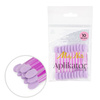 Applicateur en forme de marionnette pour l'application de paillettes Molly Nails, violet, 10 pièces
