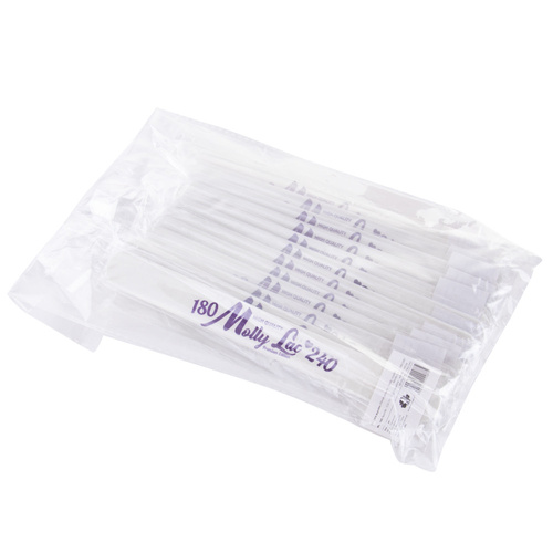 Nagelfeile Sicherheitspaket MollyLac gerade weiß Mittel 180/240 CU-12 High Quality