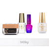 PRO MATCH SYSTEM 3+1 Milky: 3x żele 15g: Jelly&SelfLeveling&Gel in bottle+Doctor Top 10g GRATIS