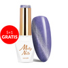 5+1 gratis: Molly Nails Neon Flashy Cat Eye HEMA Free Hybridlack 8 g Nr. 175