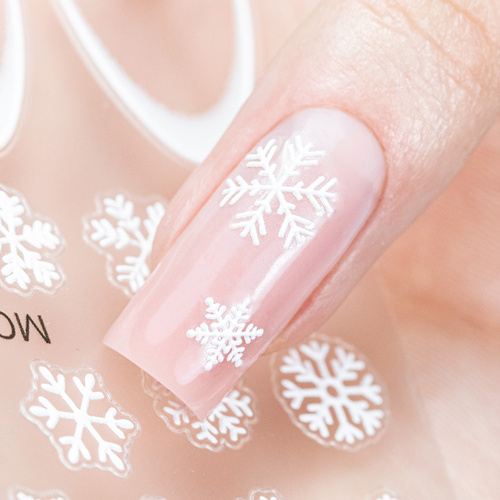 Self-adhesive Christmas nail stickers / French / French smile line Molly Nails MO-461