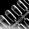 Tips per l'estensione rapida delle unghie Flexi Tips Molly Nails, forma quadrata, 240 pezzi