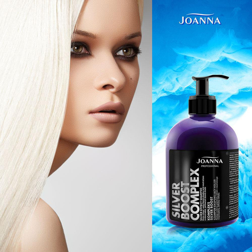 Shampoo ravvivante per capelli colorati Joanna Silver Boost Complex 500 g