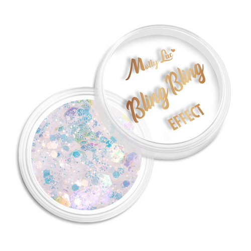 Pyłek do paznokci MollyLac Bling Bling Effect 1 g Nr 05