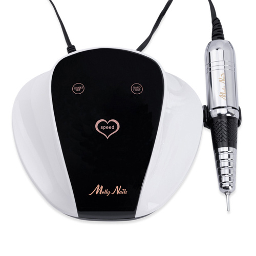 12sztuk Frezarka do paznokci 68W Molly Nails do manicure pedicure biała M18 45 000 obrotów