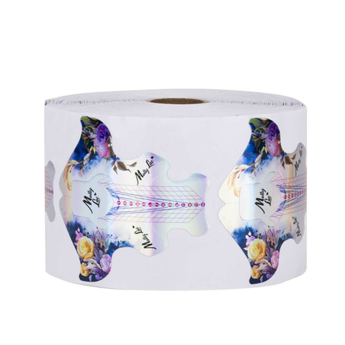 Modelli per unghie 2 in 1 da salone e da professionista MollyLac Fiori Holo 500 pezzi